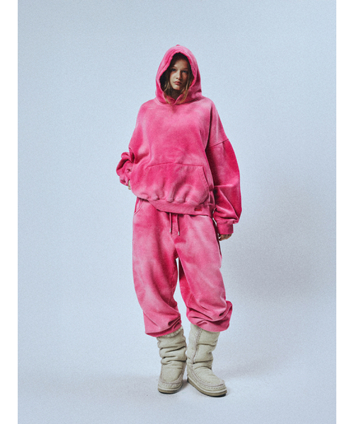 SUNDAY FRUIT MARKET（サンデーフルーツマーケット）の「SUNDAY DYEING HOODIE PINK（パーカー・メンズ・その他・MEDIUM/LARGE）」の11枚目の写真