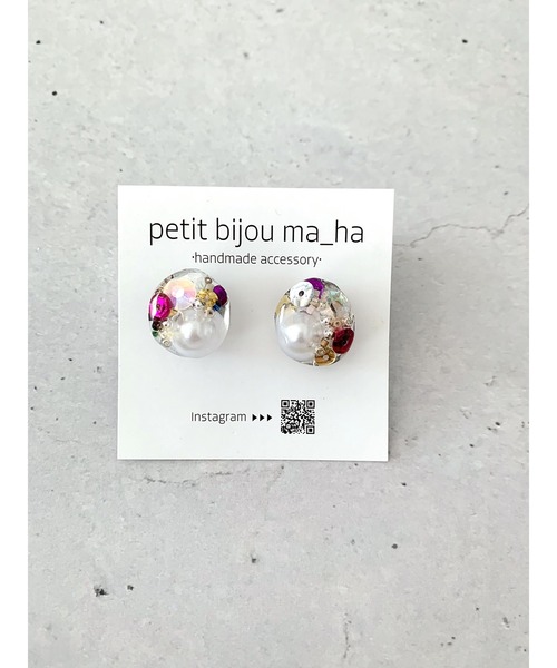 tone(トーン)の「【petitbijou ma_ha】ビジューピアス(ピアス(両耳用)・レディース・その他1/その他2/その他3/その他5/その他4/その他6/その他8/その他9/その他7・FREE)」の5枚目の写真