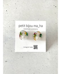 【petitbijou ma_ha】ビジューピアス