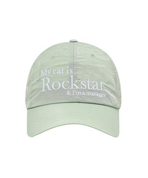 JOEGUSH（ジョーガッシュ）の「Rockstar cat Nylon cap (Mint)（キャップ）」