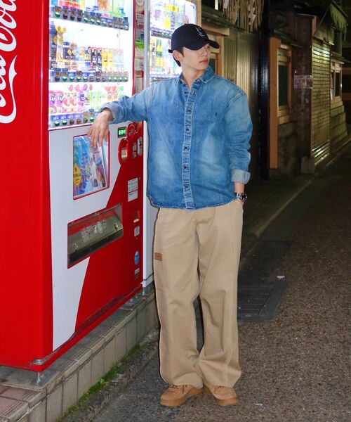 SSIN AND LEE（シンアンドリー）の「アンフィニッシュドワイドコットンパンツベージュ（その他パンツ・メンズ・その他・X-LARGE）」の6枚目の写真