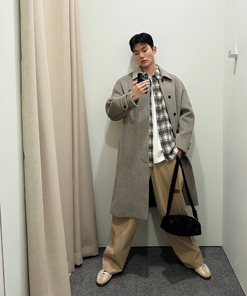 SSIN AND LEE（シンアンドリー）の「アンフィニッシュドワイドコットンパンツベージュ（その他パンツ・メンズ・その他・X-LARGE）」の8枚目の写真