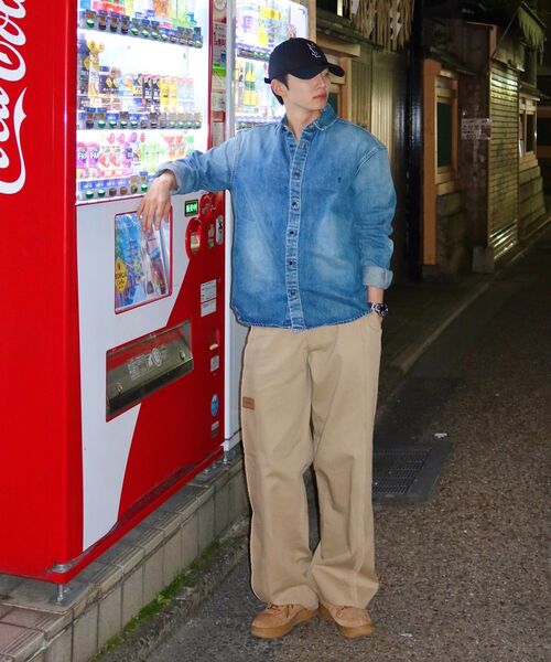 SSIN AND LEE（シンアンドリー）の「アンフィニッシュドワイドコットンパンツベージュ（その他パンツ・メンズ・その他・X-LARGE）」の9枚目の写真