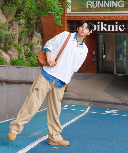 SSIN AND LEE（シンアンドリー）の「アンフィニッシュドワイドコットンパンツベージュ（その他パンツ・メンズ・その他・X-LARGE）」の11枚目の写真