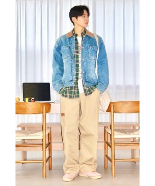 SSIN AND LEE（シンアンドリー）の「アンフィニッシュドワイドコットンパンツベージュ（その他パンツ・メンズ・その他・X-LARGE）」の18枚目の写真