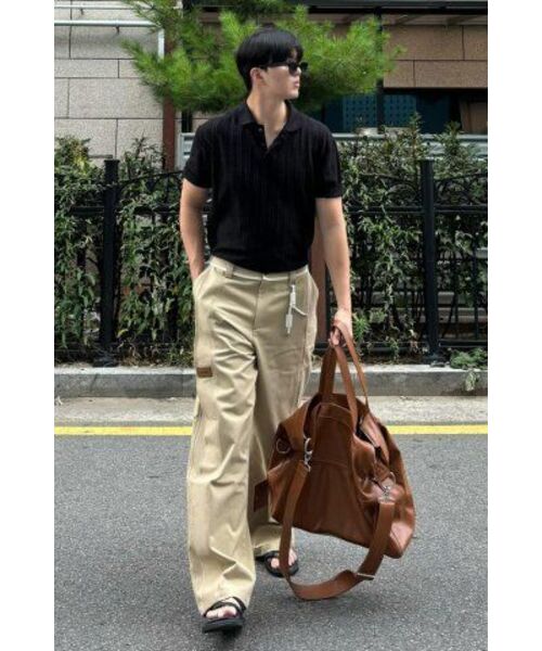 SSIN AND LEE（シンアンドリー）の「アンフィニッシュドワイドコットンパンツベージュ（その他パンツ・メンズ・その他・X-LARGE）」の20枚目の写真
