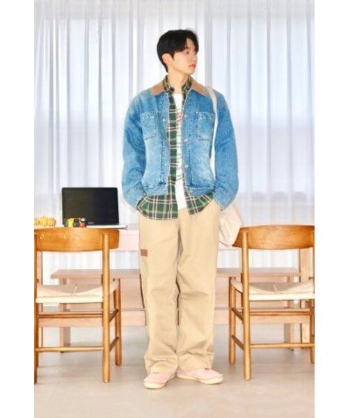 SSIN AND LEE（シンアンドリー）の「アンフィニッシュドワイドコットンパンツベージュ（その他パンツ・メンズ・その他・X-LARGE）」の21枚目の写真