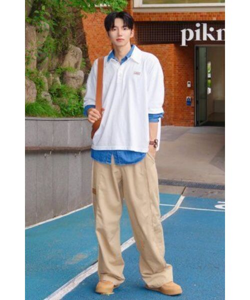 SSIN AND LEE（シンアンドリー）の「アンフィニッシュドワイドコットンパンツベージュ（その他パンツ・メンズ・その他・X-LARGE）」の22枚目の写真