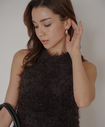 ファーライク ニット 2WAY トップス KINO THE KEI