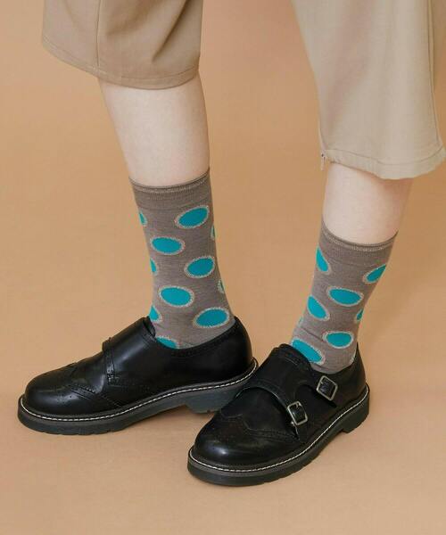 FRAPBOIS（フラボア）の「ラメドットソックス（ソックス/靴下・レディース・イエロー/ブラック/グレー・FREE）」の4枚目の写真