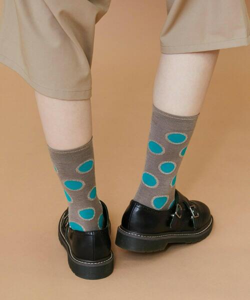 FRAPBOIS（フラボア）の「ラメドットソックス（ソックス/靴下・レディース・イエロー/ブラック/グレー・FREE）」の5枚目の写真