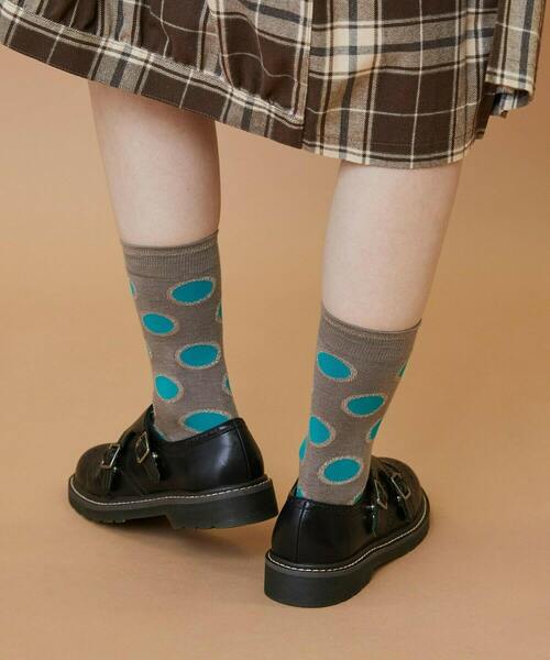 FRAPBOIS（フラボア）の「ラメドットソックス（ソックス/靴下・レディース・イエロー/ブラック/グレー・FREE）」の8枚目の写真