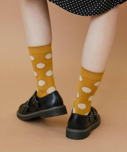 FRAPBOIS（フラボア）の「ラメドットソックス（ソックス/靴下・レディース・イエロー/ブラック/グレー・FREE）」の10枚目の写真