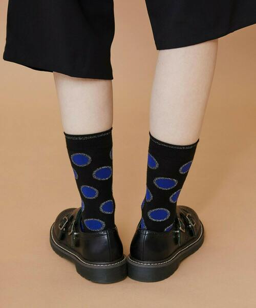 FRAPBOIS（フラボア）の「ラメドットソックス（ソックス/靴下・レディース・イエロー/ブラック/グレー・FREE）」の12枚目の写真