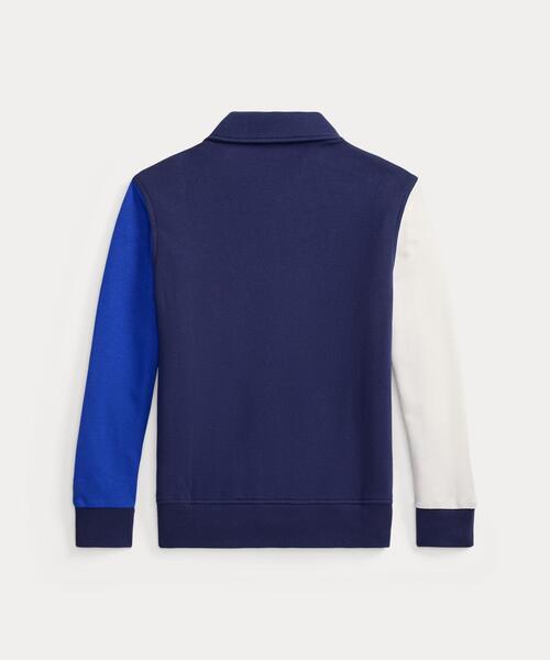 POLO RALPH LAUREN CHILDRENSWEAR（ポロ ラルフ ローレン チルドレンズウェア）の「カラーブロック テリー カラード スウェットシャツ（スウェット・キッズ・ネイビー系1・XL/S/M/L）」の3枚目の写真