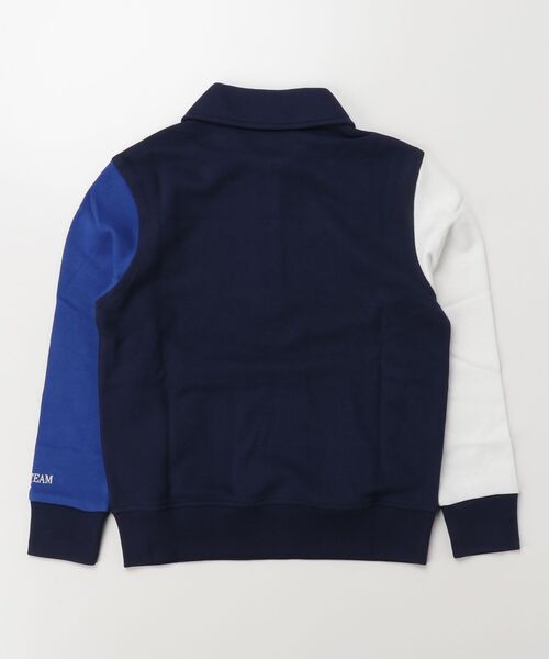 POLO RALPH LAUREN CHILDRENSWEAR（ポロ ラルフ ローレン チルドレンズウェア）の「カラーブロック テリー カラード スウェットシャツ（スウェット・キッズ・ネイビー系1・XL/S/M/L）」の2枚目の写真