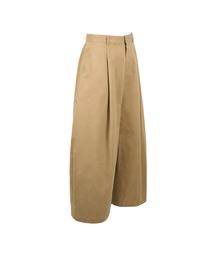 HIDDEN BEHIND（ヒドゥンビハインド）の「Pinter Big Wide Curved Pants (Beige)（その他パンツ）」