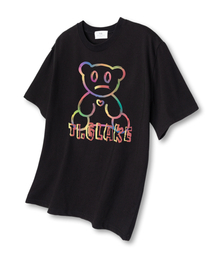 レインボーベア 半袖Tシャツ ブラック