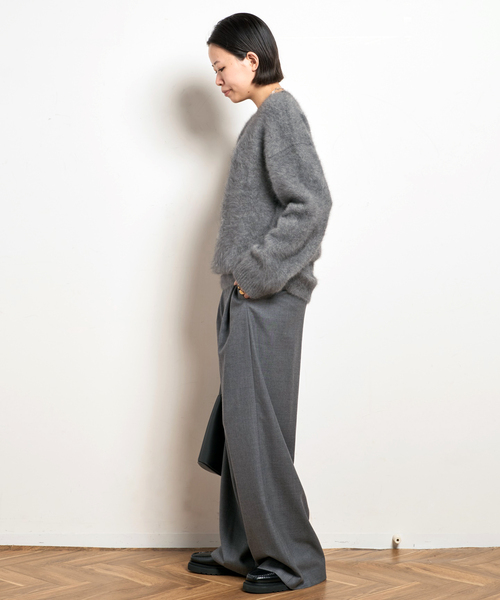 EVERYDAY I LIKE.（エヴリディアイライク）の「*DUETクルーネックセーター（ニット/セーター・レディース・ブラック/チャコールグレー/ベージュ・FREE）」の6枚目の写真