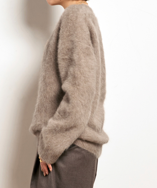 EVERYDAY I LIKE.（エヴリディアイライク）の「*DUETクルーネックセーター（ニット/セーター・レディース・ブラック/チャコールグレー/ベージュ・FREE）」の9枚目の写真