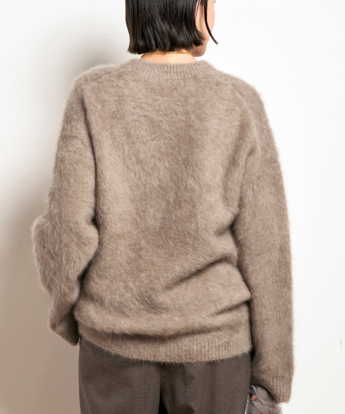 EVERYDAY I LIKE.（エヴリディアイライク）の「*DUETクルーネックセーター（ニット/セーター・レディース・ブラック/チャコールグレー/ベージュ・FREE）」の10枚目の写真