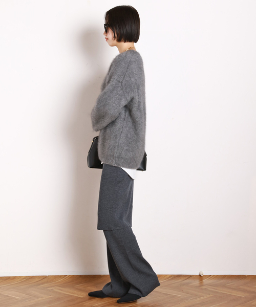 EVERYDAY I LIKE.（エヴリディアイライク）の「*DUETクルーネックセーター（ニット/セーター・レディース・ブラック/チャコールグレー/ベージュ・FREE）」の21枚目の写真