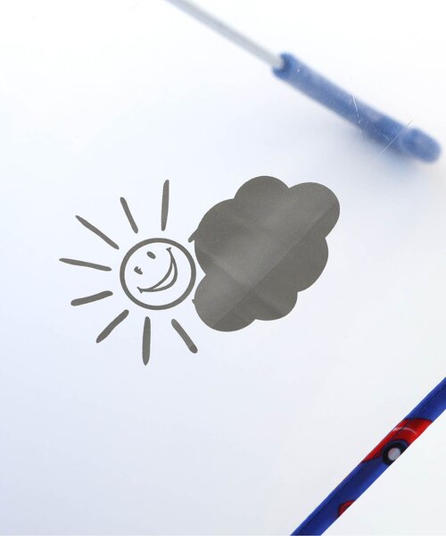 BREEZE（ブリーズ）の「4柄アンブレラ（長傘・キッズ・オフホワイト/ブルー/レインボー/ピンク・SMALL/MEDIUM）」の5枚目の写真