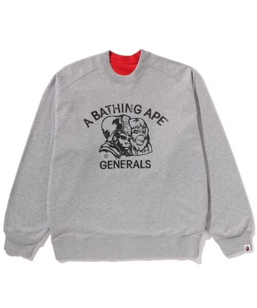 BAPE LOGO REVERSIBLE LOOSE FIT CREWNECK SWEATSHIR（スウェット）｜A