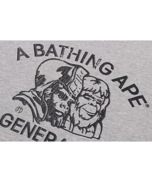 A BATHING APE(アベイシングエイプ)の「BAPE LOGO REVERSIBLE LOOSE FIT CREWNECK SWEATSHIR(スウェット・メンズ・ブラック/グレー・X-LARGE/SMALL/MEDIUM/XX-LARGE/LARGE)」の6枚目の写真