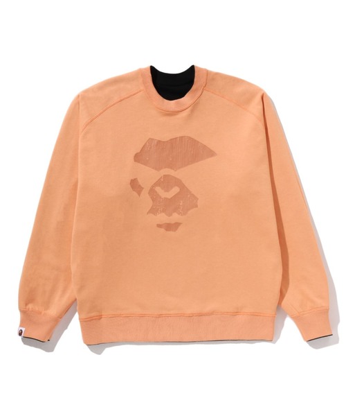 A BATHING APE(アベイシングエイプ)の「BAPE LOGO REVERSIBLE LOOSE FIT CREWNECK SWEATSHIR(スウェット・メンズ・ブラック/グレー・X-LARGE/SMALL/MEDIUM/XX-LARGE/LARGE)」の9枚目の写真