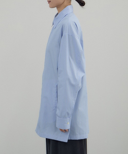 AMERICANA（アメリカーナ）の「【Americana（アメリカーナ） for SALON】ダブルジップストライプシャツジャケット（その他アウター・レディース・ブルー系その他4・FREE）」の12枚目の写真