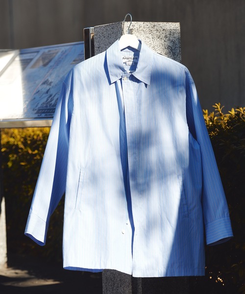 AMERICANA（アメリカーナ）の「【Americana（アメリカーナ） for SALON】ダブルジップストライプシャツジャケット（その他アウター・レディース・ブルー系その他4・FREE）」の22枚目の写真