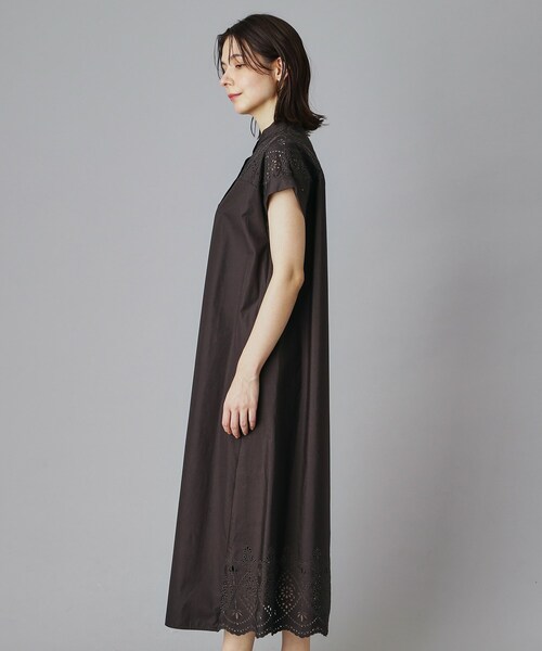 TICCA（ティッカ）の「TICCA（ティッカ）レースフレンチワンピース（ワンピース・レディース・グレー系その他/ブラック・00）」の4枚目の写真