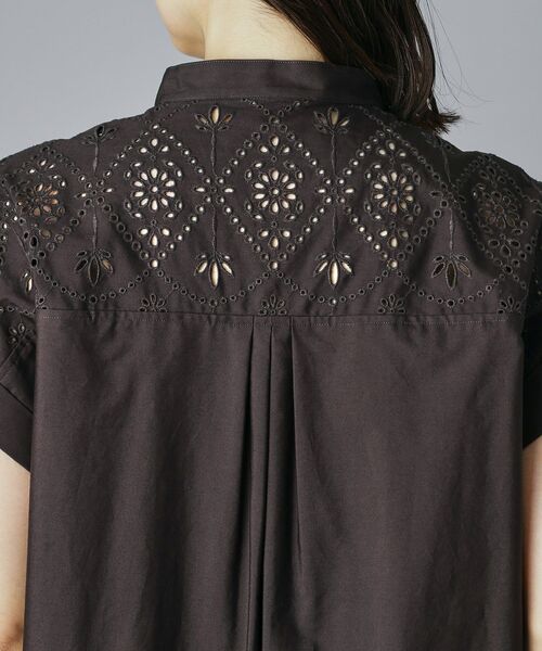 TICCA（ティッカ）の「TICCA（ティッカ）レースフレンチワンピース（ワンピース・レディース・グレー系その他/ブラック・00）」の7枚目の写真