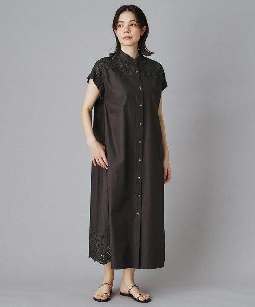 TICCA（ティッカ）の「TICCA（ティッカ）レースフレンチワンピース（ワンピース・レディース・グレー系その他/ブラック・00）」の16枚目の写真