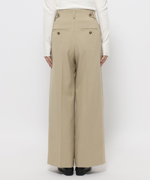 mysty woman（ミスティウーマン）の「インナーベルトストレートパンツ 636977（その他パンツ・レディース・ベージュ/ベージュ系その他/ネイビー・MEDIUM/SMALL）」の21枚目の写真