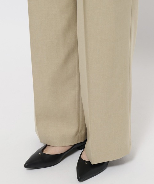 mysty woman（ミスティウーマン）の「インナーベルトストレートパンツ 636977（その他パンツ・レディース・ベージュ/ベージュ系その他/ネイビー・MEDIUM/SMALL）」の14枚目の写真