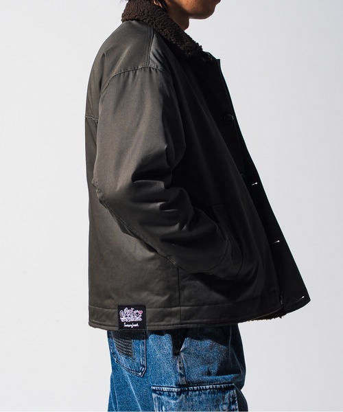 Mark Gonzales（マーク・ゴンザレス）の「Mark Gonzales(マーク ゴンザレス) ミリタリー ボアジャケット / WEB・直営店限定（ミリタリージャケット・メンズ・ネイビー/カーキ・M/L/XL）」の7枚目の写真