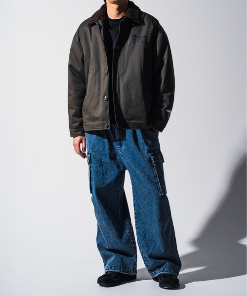 Mark Gonzales（マーク・ゴンザレス）の「Mark Gonzales(マーク ゴンザレス) ミリタリー ボアジャケット / WEB・直営店限定（ミリタリージャケット・メンズ・ネイビー/カーキ・M/L/XL）」の10枚目の写真