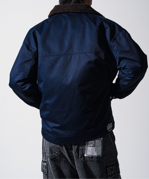 Mark Gonzales（マーク・ゴンザレス）の「Mark Gonzales(マーク ゴンザレス) ミリタリー ボアジャケット / WEB・直営店限定（ミリタリージャケット・メンズ・ネイビー/カーキ・M/L/XL）」の16枚目の写真