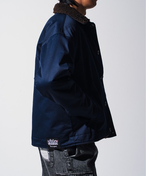 Mark Gonzales（マーク・ゴンザレス）の「Mark Gonzales(マーク ゴンザレス) ミリタリー ボアジャケット / WEB・直営店限定（ミリタリージャケット・メンズ・ネイビー/カーキ・M/L/XL）」の17枚目の写真