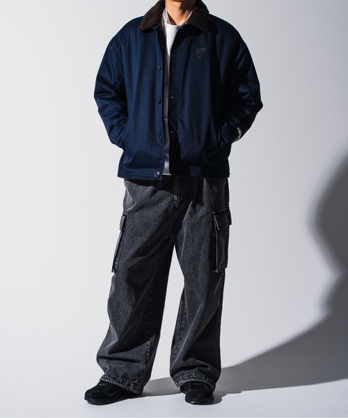 Mark Gonzales（マーク・ゴンザレス）の「Mark Gonzales(マーク ゴンザレス) ミリタリー ボアジャケット / WEB・直営店限定（ミリタリージャケット・メンズ・ネイビー/カーキ・M/L/XL）」の18枚目の写真