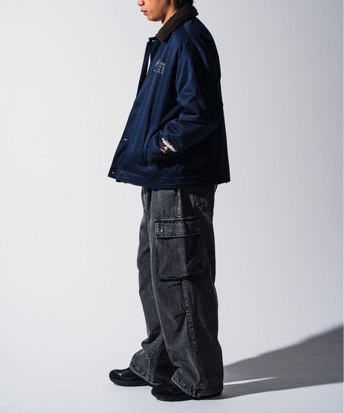 Mark Gonzales（マーク・ゴンザレス）の「Mark Gonzales(マーク ゴンザレス) ミリタリー ボアジャケット / WEB・直営店限定（ミリタリージャケット・メンズ・ネイビー/カーキ・M/L/XL）」の20枚目の写真