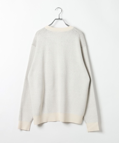 GLOBAL WORK(グローバルワーク)の「PEANUTS/スウェットライクニットプルオーバー/632927(ニット/セーター・メンズ・ピンク/ブルー/グレイッシュベージュ/アイボリー・MEDIUM/SMALL/LARGE)」の7枚目の写真