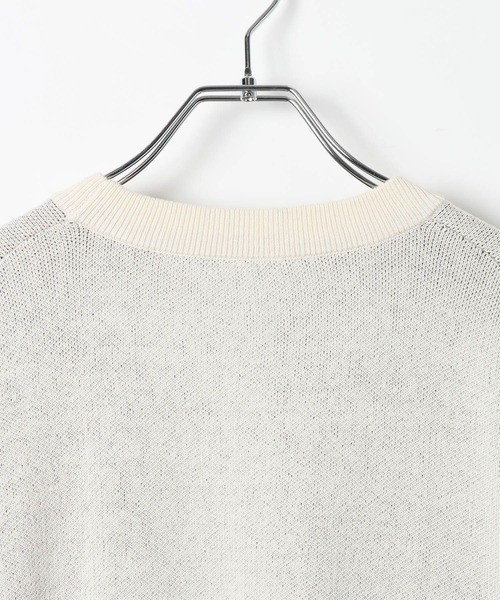 GLOBAL WORK(グローバルワーク)の「PEANUTS/スウェットライクニットプルオーバー/632927(ニット/セーター・メンズ・ピンク/ブルー/グレイッシュベージュ/アイボリー・MEDIUM/SMALL/LARGE)」の8枚目の写真
