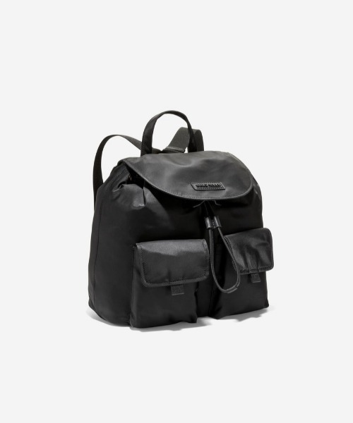 COLE HAAN（コールハーン）の「ナイロン フラップ バックパック womens（バックパック/リュック・レディース・ブラック・OSFA）」の3枚目の写真
