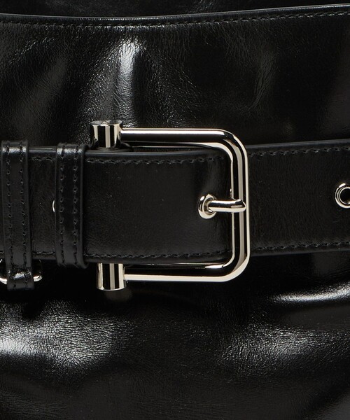UNITED ARROWS(ユナイテッドアローズ)の「<OSOI>BUCKET BROCLE バッグ(ショルダーバッグ・レディース・ブラック/オフホワイト・FREE)」の14枚目の写真