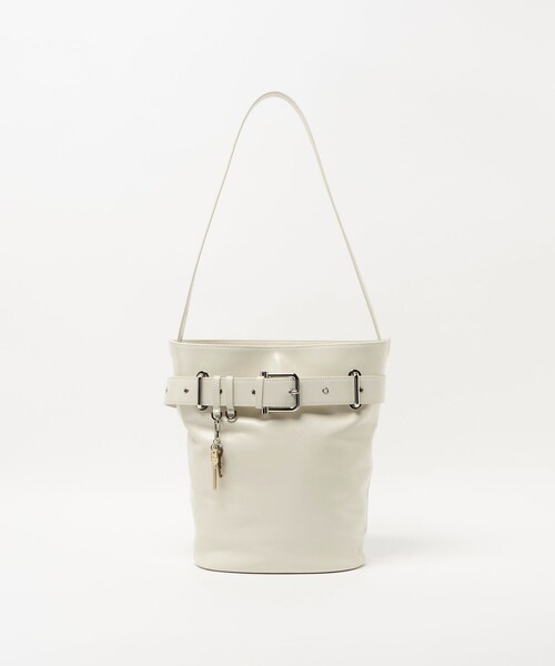UNITED ARROWS(ユナイテッドアローズ)の「<OSOI>BUCKET BROCLE バッグ(ショルダーバッグ・レディース・ブラック/オフホワイト・FREE)」の11枚目の写真
