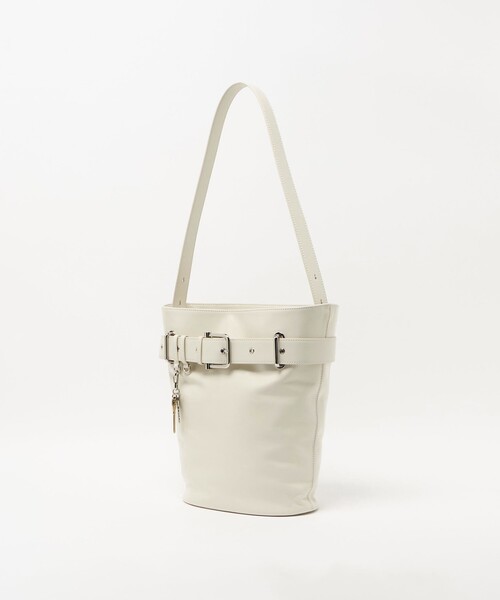 UNITED ARROWS(ユナイテッドアローズ)の「<OSOI>BUCKET BROCLE バッグ(ショルダーバッグ・レディース・ブラック/オフホワイト・FREE)」の10枚目の写真