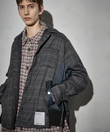 Maison ULA（メゾンウラ）の「【Maison ULA】チェックキルテッドブルゾン（ブルゾン）」